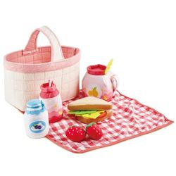 Hape Panier de Pique-Nique – Jeu d’Imitation en Tissu pour Petits Gourmands