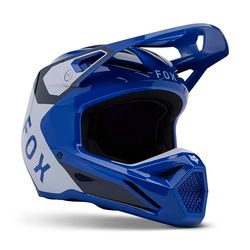 FOX Racing Unisex vuxen räv V1 Lean Blue L hjälm