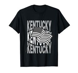 Bandiera classica del Kentucky USA Kentucky Patriottica americana Maglietta