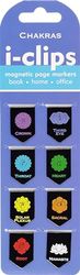 Chakras i-Clips Magnetic Page Markers (Set of 8 Magnetic Bookmarks)