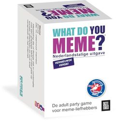 Megableu 678986 What Do You Meme - Kaartspel - Hét spel voor feestjes - Nederlandstalige versie - voor 18 jaar en ouder