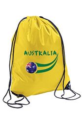 Supportershop Australia Sacchetto Unisex Bambino, Giallo, Fr: Taglia Unica (Taglia Produttore: Taglia One sizeque)