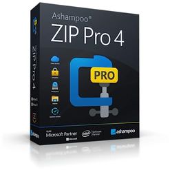 Ashampoo ZIP Pro 4 - Bestands archiver om data te comprimeren, versleutelen en backuppen – ook voor Windows 11 (activeringscode verzonden per e-mail)