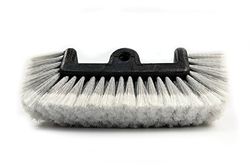 CARCAREZ 12 "Autowasborstel met Zachte Varkenshaar voor Auto RV Truck Boot Camper Exterieur Wassen Schoonmaken, Grijs