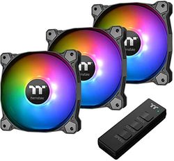 Thermaltake CL-F079-PL12SW-A Radiator Fan TT per PC con Lame di Compressione e Cuscinetto Idraulico, Nero