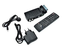 Generico digitale decoder terrestrisch HD Mini Dvb T2 USB HDMI Scart-bus 180° televisieontvanger, zwart