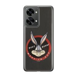 Ert Group Funda para teléfono móvil Oneplus Nord 2T 5G Original y con Licencia Oficial de Looney Tunes con diseño Bugs 006 Adaptada a la Forma del teléfono móvil, Funda Hecha de TPU
