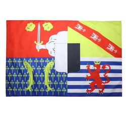 AZ FLAG - Drapeau Moselle - 90x60 cm - Drapeau Département Mosselan 100% Polyester Avec Fourreau et Cordelette - Pavillon 50 g