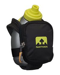 Nathan Quick Shot Plus unisex utomhus handhållen vätskeflaska tillgänglig i svart – 300 ml