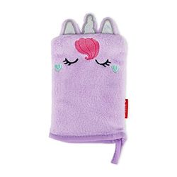 Legami - Makeup remover, Återanvändbar, Mjukt tyg, tar bort smink från ansiktet, Tvättbar, Anallergisk, Miljövänlig, 12 x 22,5 cm, Unicorn tema