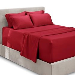 Hearth & Harbor extra djupa fickark – passar madrass 45 cm djup – extra djup ficka delad king size lakanset – 7 delar delade king size-lakan – delade king size-lakan – delade king-lakan djup ficka,