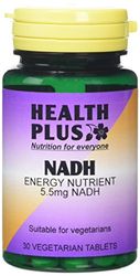 Health Plus NADH 5.5mg Energy Supplement - 30 Tablets