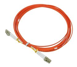 Labgear Glasvezelkabel 5 m - LC naar LC multimode duplex OM1 LSZH digitale audiovezelpatchkabel, 10Gb/gigabit datasnelheid, high-performance netwerken, oranje