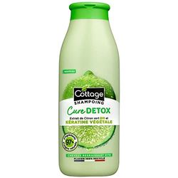 COTTAGE - Shampoing Cure Detox à la kératine végétale - Cheveux regraissant vite - 97% d'ingrédient d'origine naturelle - Flacon 100% recyclé - 250ml