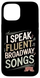 Broadway Lyrics Fluent Speaker Case for iPhone 15
