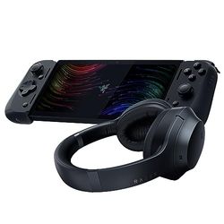 Razer Edge con Razer Opus - Dispositivo Portatile per il Gaming su Android con Kishi V2 Pro (Qualcomm Snapdragon G3X Gen 1, Touchscreen 6.8" 144 Hz AMOLED FHD+, PC, Xbox e Cloud) Nero