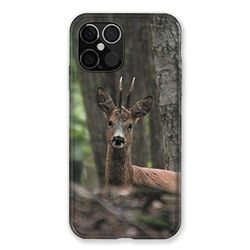 Cover per iPhone 12 Pro Max caccia capriolo legno