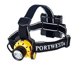 Portwest PA64 Ultra Power Hoofdlamp, Geel/zwart