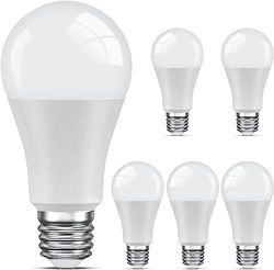 Lampadina LED E27 13W(=100W), 806 Lumen Luce Branco 3000K, Lampadina a Risparmio Energetico A60, Non Dimmerabile, Nessuno Sfarfallio, Pacco da 6