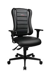 Topstar Sitness RS Bureau-/gaming-/bureaustoel, incl. armleuningen, stof, zwart, 60 x 68 x 120 cm