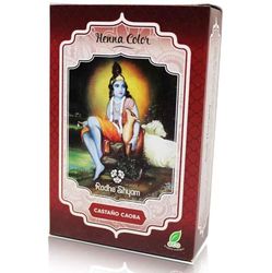 Henna Radhe Shyam castanho mogno pó