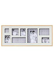 walther design cornice bianca per 8 foto Cornice ritratto in legno con passe-partout in legno, Doppia YP899W