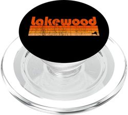 Lakewood, estilo retro de los años 80 de Nueva York PopSockets PopGrip para MagSafe