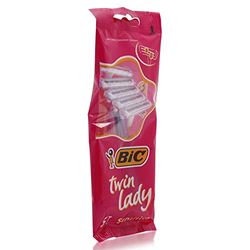 BIC Disposable Twin Lady Cuchillas de Afeitar - 5 Unidades