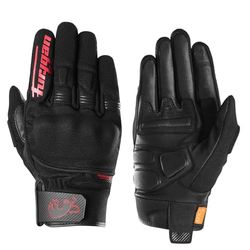 Furygan JET D3O EVO - Men's Motorcycle Gloves - 100% Leather Palm - Comfort - Summer Gloves - Breathable & Light - Compatible Screens - Touch Screen