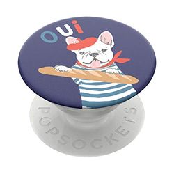PopSockets PopGrip - Supporto e Impugnatura per Telefoni Cellulari e Tablet con un Top Intercambiabile - Frenchie