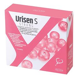 Syrio Integratori Alimentari, Urisen Plus Integratore alimentare con Cranberry e Asparago per favorire le Funzionalità delle Vie Urinarie, Doppia Bustina, 7+7 stickpack