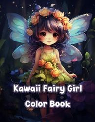 Kawaii Fairy Girl Color Book: 30 Pages Of Cute Fairies To Color!