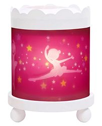 Trousselier 43M11WGB 12V Merry Go Round Magic Lantern Ballerina Lampada Notturna