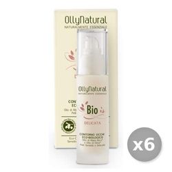 Ollynatural Set 6 Delicata Contorno Occhi 30 Ml. Cura del Viso, Multicolore, Unica