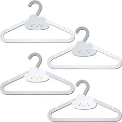 Dalber Percha Infantil Baby Dreams Nube Gris Pack 8 uds. (2 x Modelo) - 31 cm