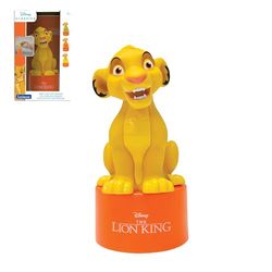Lexibook, Disney Le Roi Lion, Veilleuse Simba avec Haut-Parleur pour Chambre d’Enfant, lumière Douce, à Piles, Jaune/Orange, NS01AN