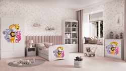 KOCOT KIDS Lit Blanc Babydreams Pompier avec Un tiroir Matelas 140/70