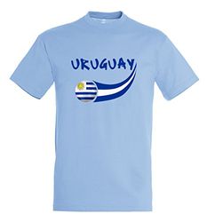 Supportershop T- Shirt Uruguay Azul Cielo para Hombre, XL, FR, Talla del Fabricante