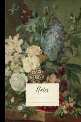 Notes: Lined Notebook Journal with Classical Vintage Art Aesthetic Design, 6x9, Ruled, 120 Premium Pages, 645