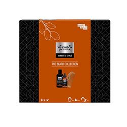 Wilkinson Sword Barber's Style - Confezione Regalo The Beard Collection - Contiene 1 Shampoo e Balsamo per Barba, 1 Olio per Barba e 1 Pettine per Barba, 291.5 grams