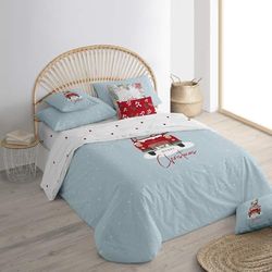 BELUM | Kerst Dekbedovertrek 50% Katoen - 50% Polyester, Dekbedovertrek met Knopen Laponia 22 135 (220x220)
