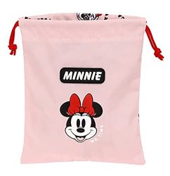 Safta -M237 Minnie Mouse Me Time-Saquito Snack Lunch Bag, Trousse de rangement maximale, support alimentaire, loisirs, 20 x 25 cm, Rose clair, standard (812312237), rose clair, Estándar, Décontracté