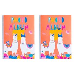 Grupo Erik Official Llama Photo Album - 6x4 / 10x15 cm - Family Album 36 Pockets - Friend Gifts - Llama Gifts - 6x4 36 Photos - Slip In (Pack of 2)