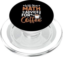 Dará consejos matemáticos para el café PopSockets PopGrip para MagSafe