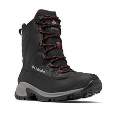 Columbia herr Bugaboot 3 Snow Boot, Svart Ljusrött, 40 EU