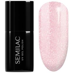 Semilac Vernis à ongles gels semi-permanents UV 164 Pink Crystals 7ml