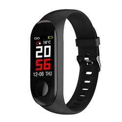 Tracker D'activité Sport Abyx FIT Smart Multicapteurs Haute Performance (Noir)