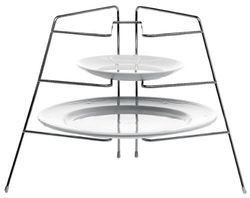 Premier Housewares - Soporte esquinero para Platos, Color Cromado