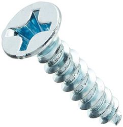 Le groupe Hillman 40850 Tête plate Phillips Vis à bois, 30,5 cm X 2,5 cm, 75-pack