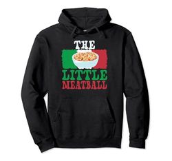 The Little Meatball - Corrispondenza 1° compleanno a tema italiano Felpa con Cappuccio